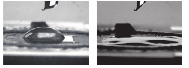 等離子清洗前后滴水實(shí)驗(yàn)對(duì)比